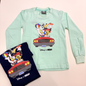 Camiseta Gola O Manga Longa - Disney HIGH