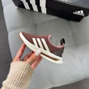 Tênis Baby Tipo Meia Inspiração Adidas - Marrom