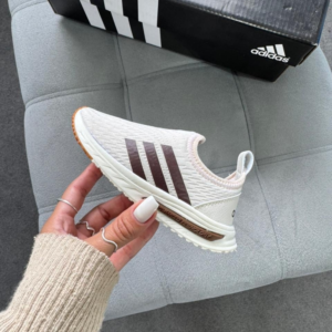 Tênis Baby Tipo Meia Inspiração Adidas - Off White