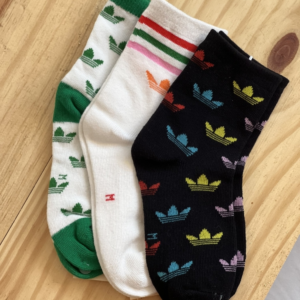 Par de Meias Infantil – Estilo Adidas Casual