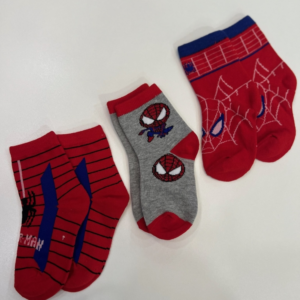 Par de Meias Infantil Homem Aranha