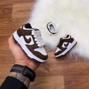 Tênis Baby Air Force Marrom Inspiração Nike