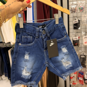 Bermuda Jeans Inspiração Nike