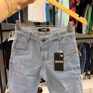 Bermuda Jeans Inspiração Boss