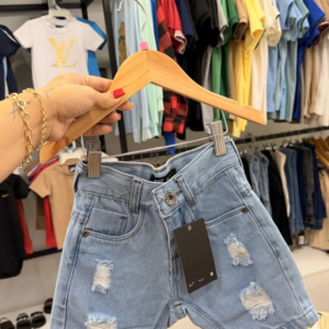 Bermuda Jeans Inspiração Nike