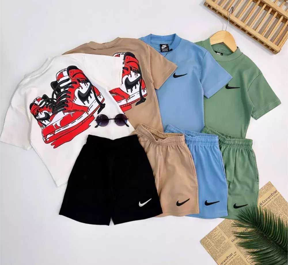 Conjunto Oversized Inspiração Nike - 4 Conjuntos