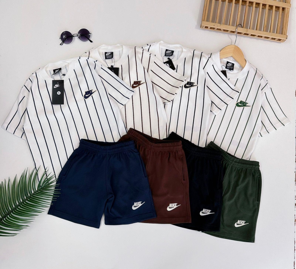 Conjunto Oversized Listrado