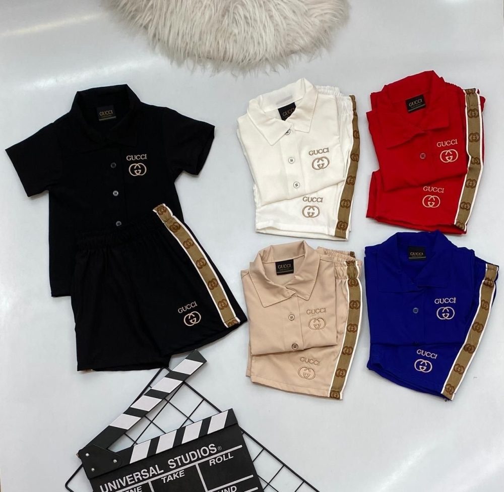 Conjunto Visco-Linho Inspiração Gucci - 4 Conjuntos - Imagem 2