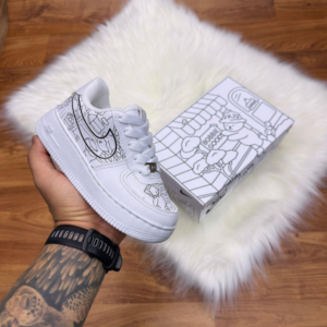 Tênis Air Force Bobbie Goods – Branco Art Edition