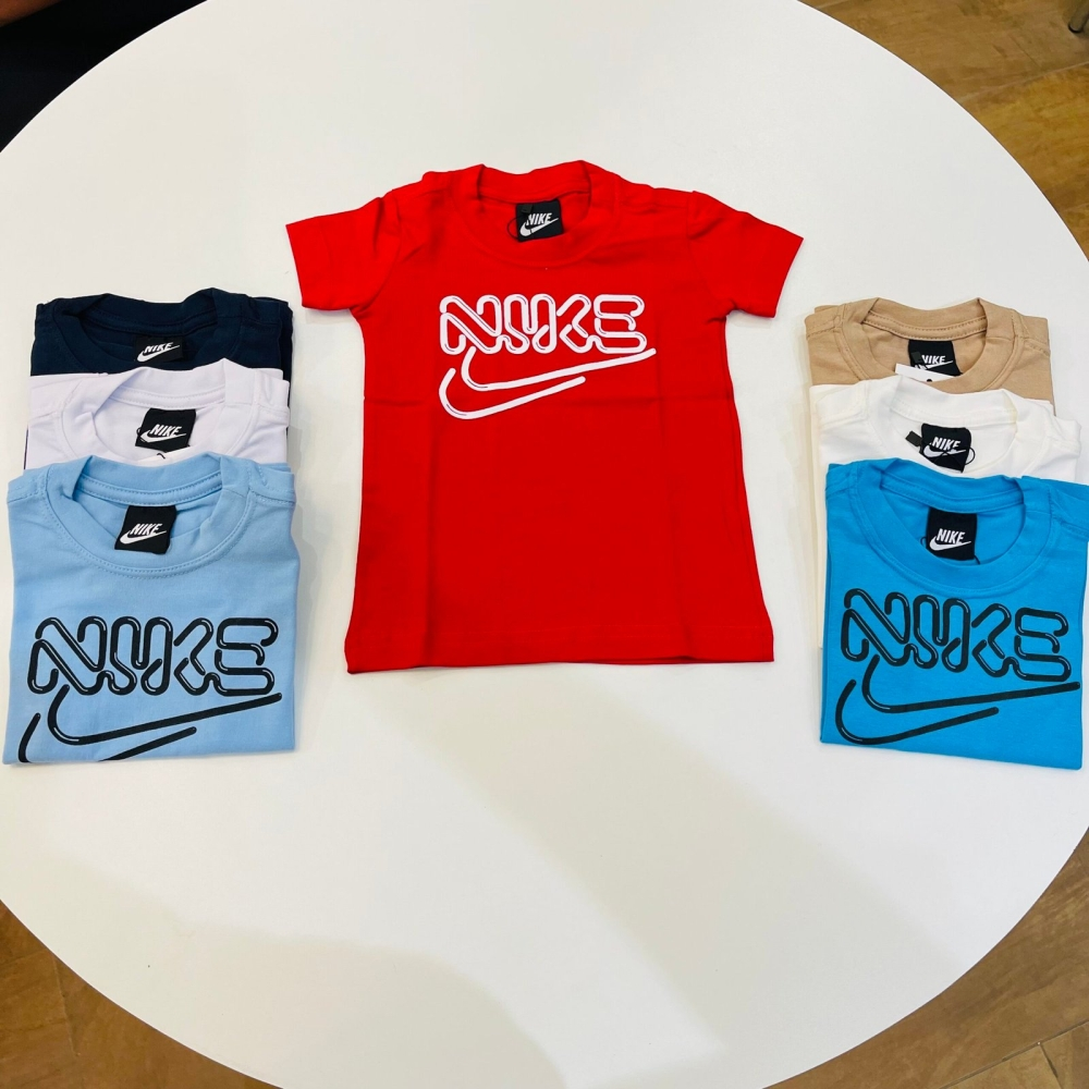 Camiseta Gola O Baby Nike estampa - 7 Peças