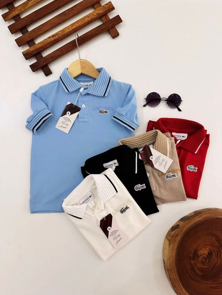 Camiseta Gola Polo Inspiração Lacoste - 5 Peças