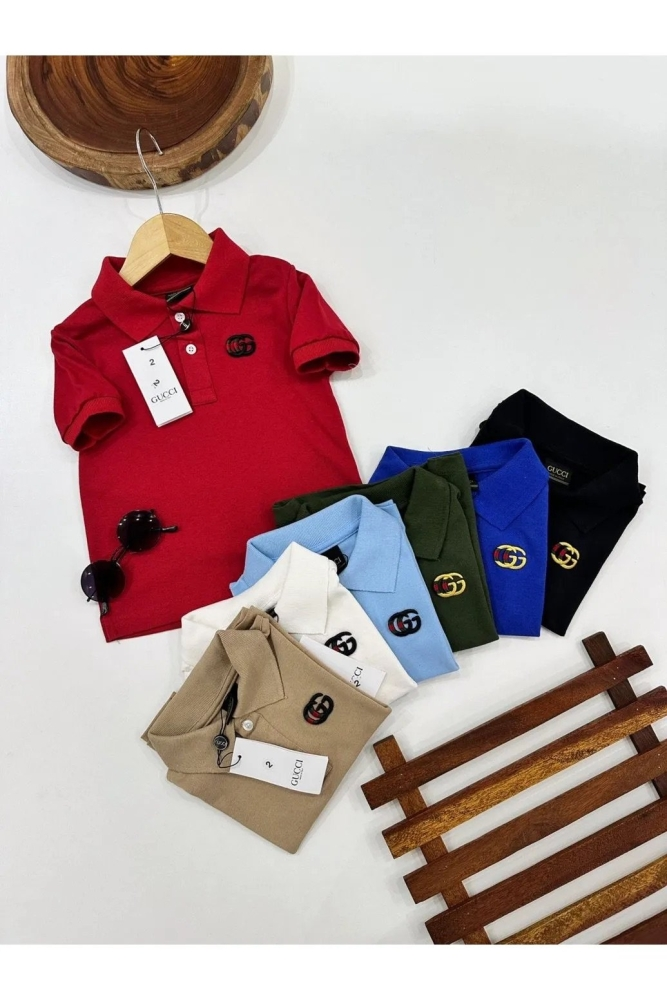 Camiseta Gola Polo Inspiração Gucci - 7 Peças