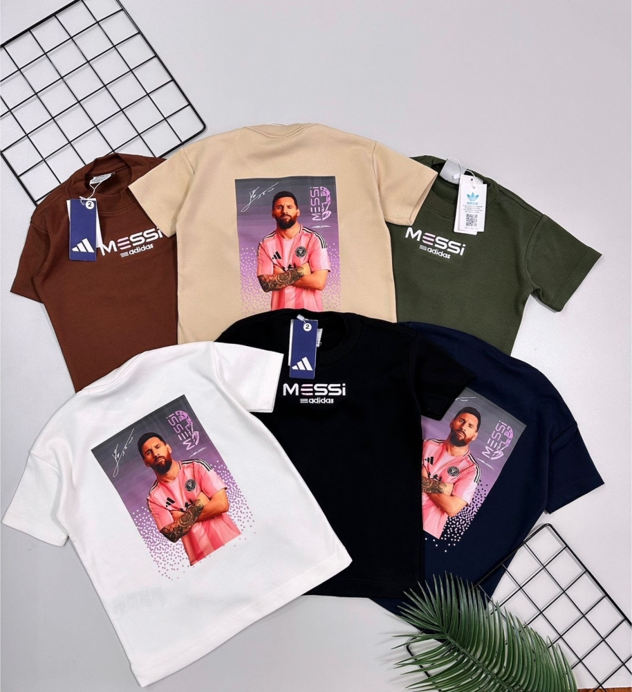 Camiseta Oversized Jogador Messi - 6 Peças