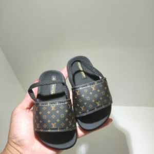 Slide Baby Luxo – Estilo LV Preto