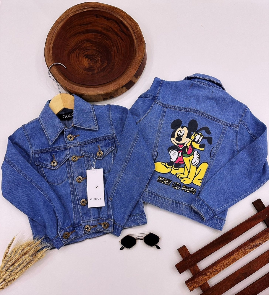 Jaqueta Jeans Mickey & Pluto