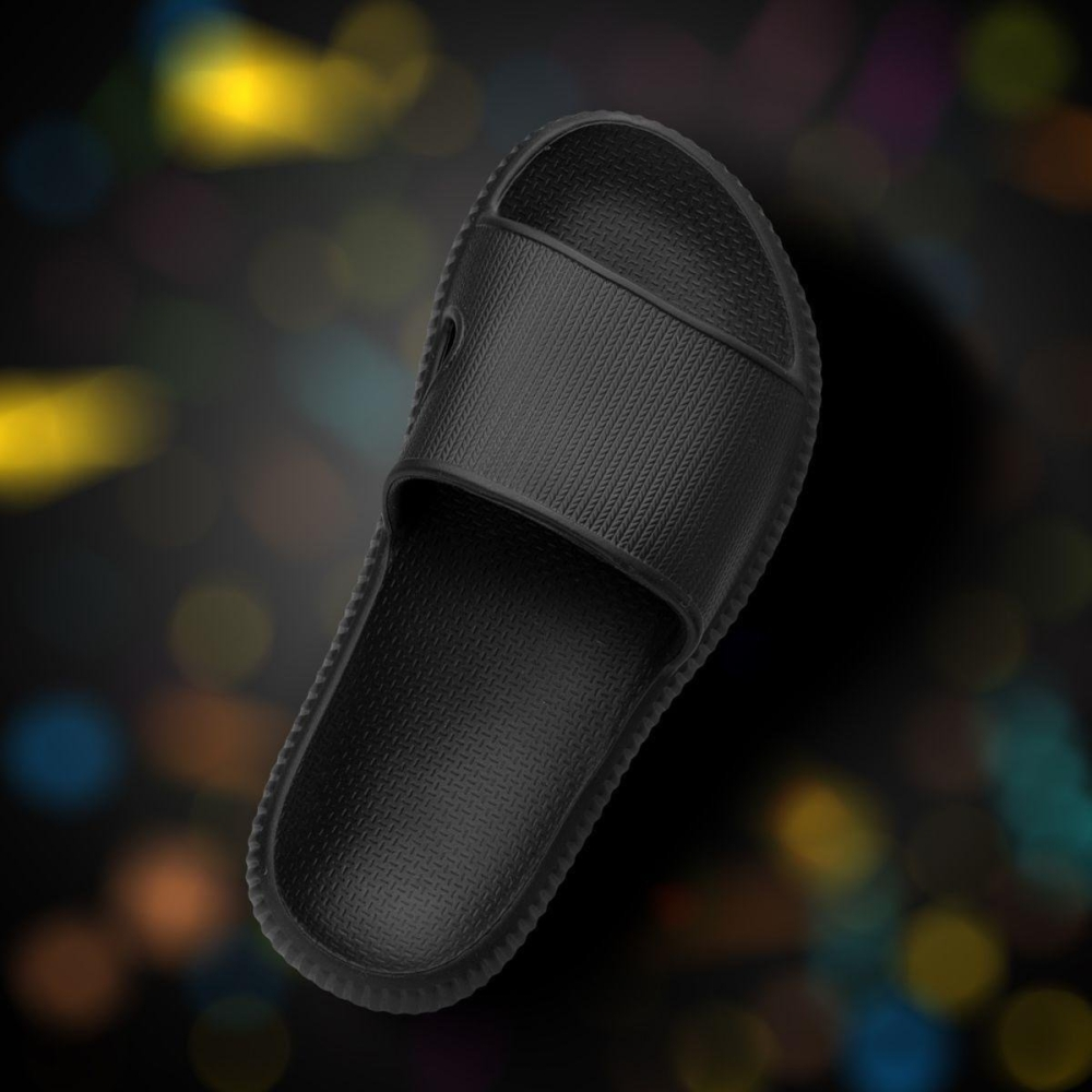 Chinelo Slide Cloud Lux Preto