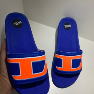 Chinelo Slide Diesel Power Azul Royal